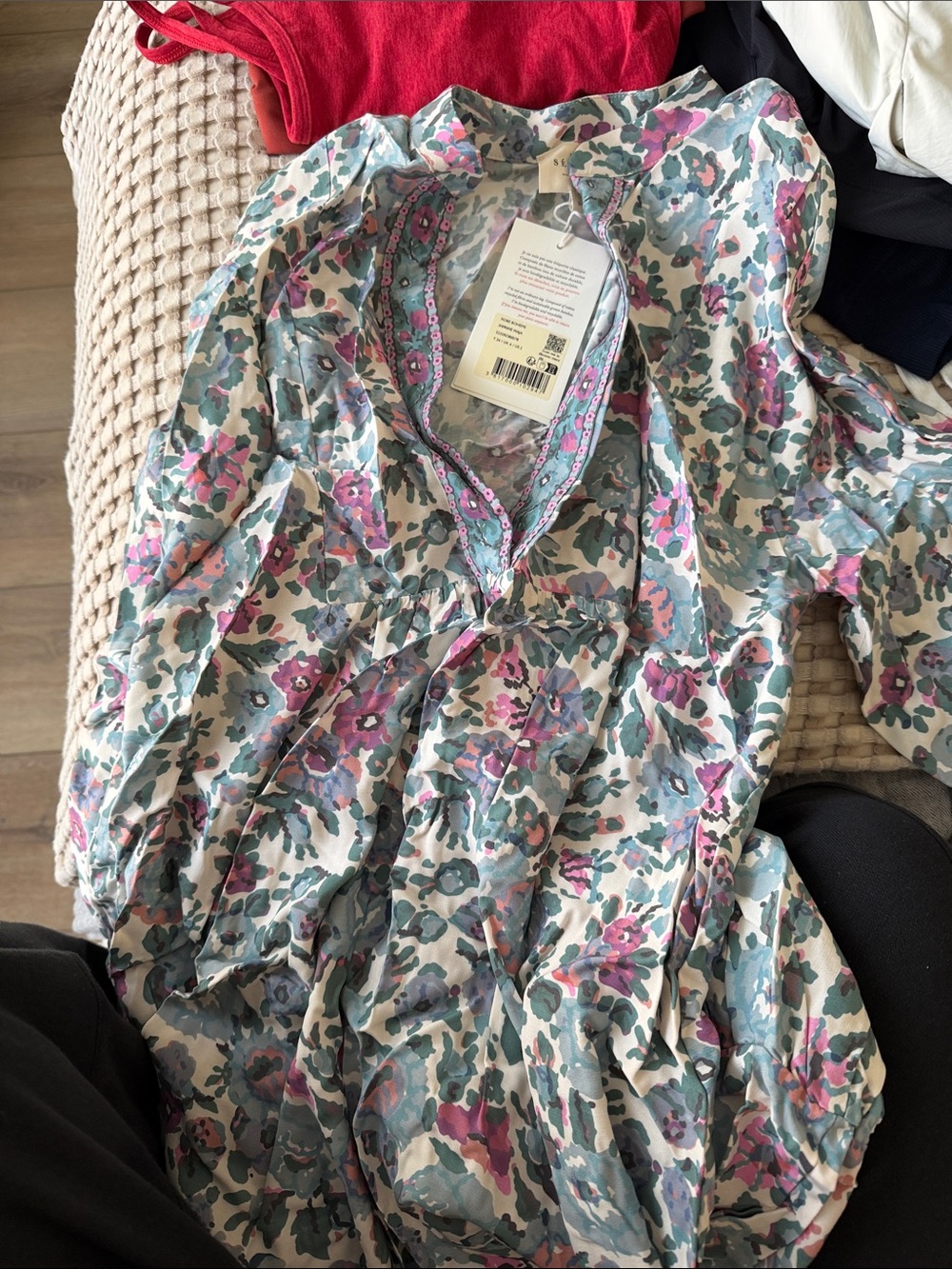 Sezane Boheme Dress Maja Print - Size 2